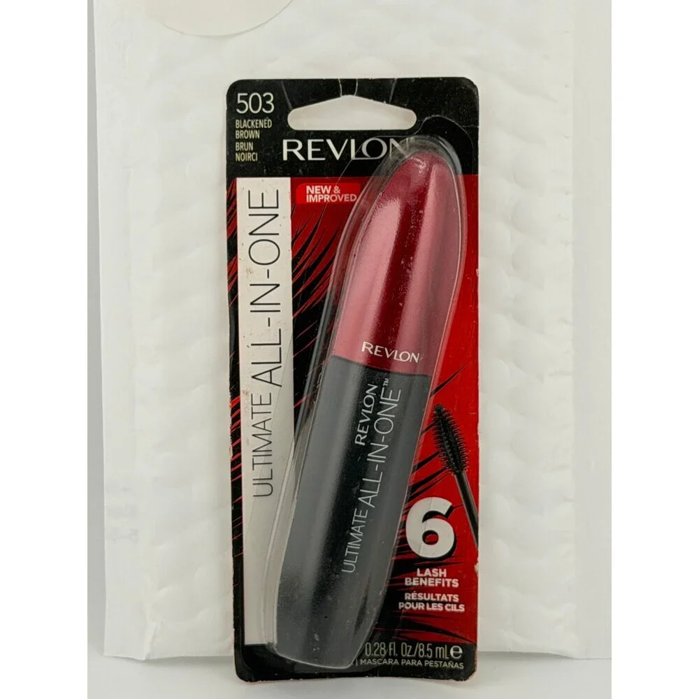 Revlon Ultimate All-In-One Volumizing Mascara, 503 Blackened Brown - 0.28 fl oz